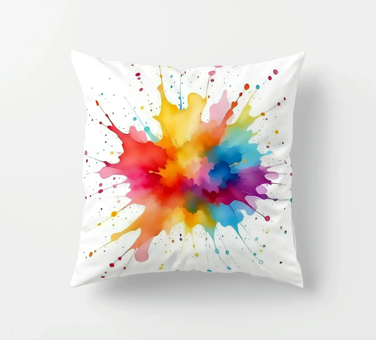 Colour blob_StyleA_1 decorative cushion by Farb- und Blütenzauber by LK