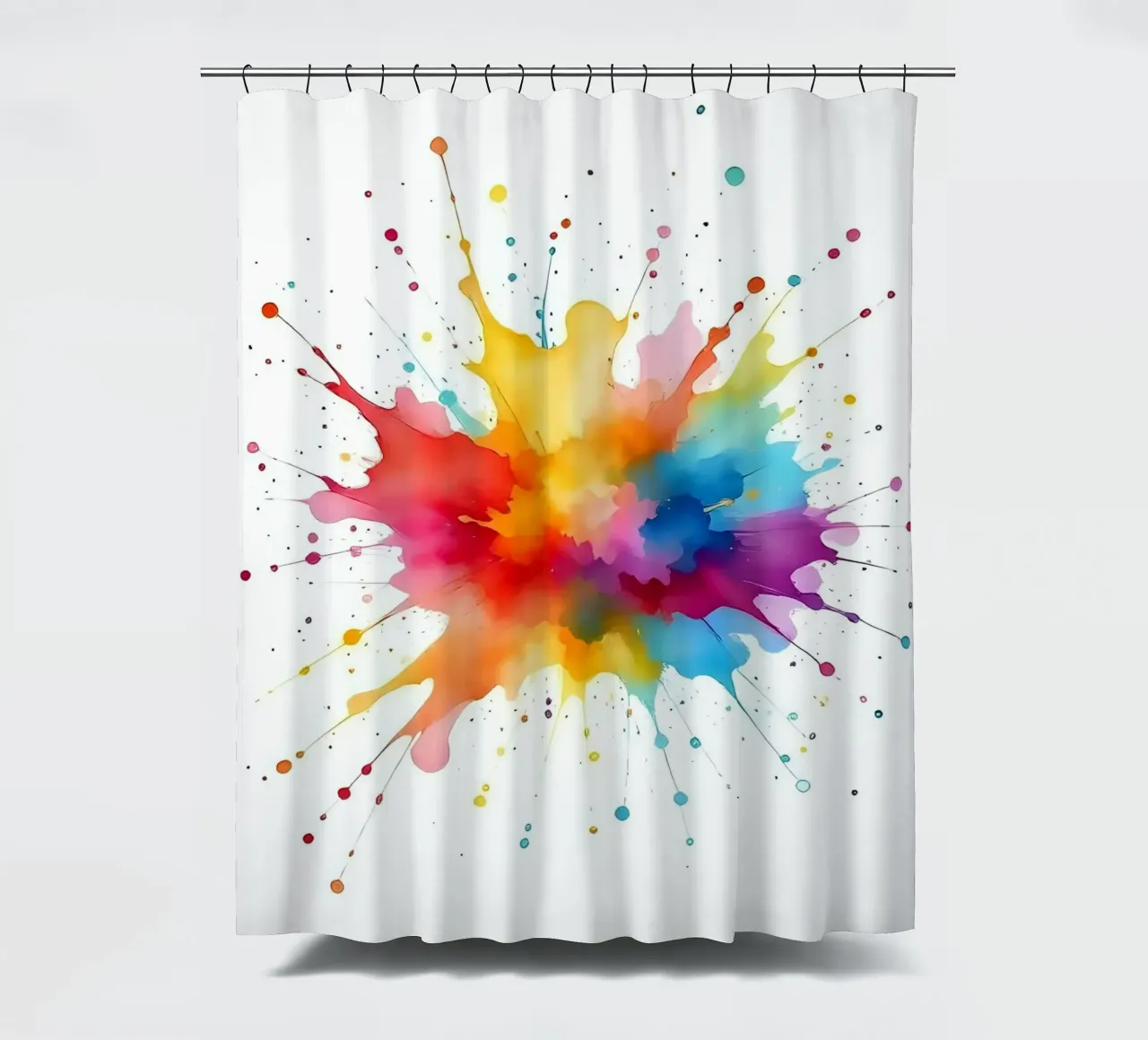 Colore blob_StyleA_1 tenda da doccia da Farb- und Blütenzauber by LK