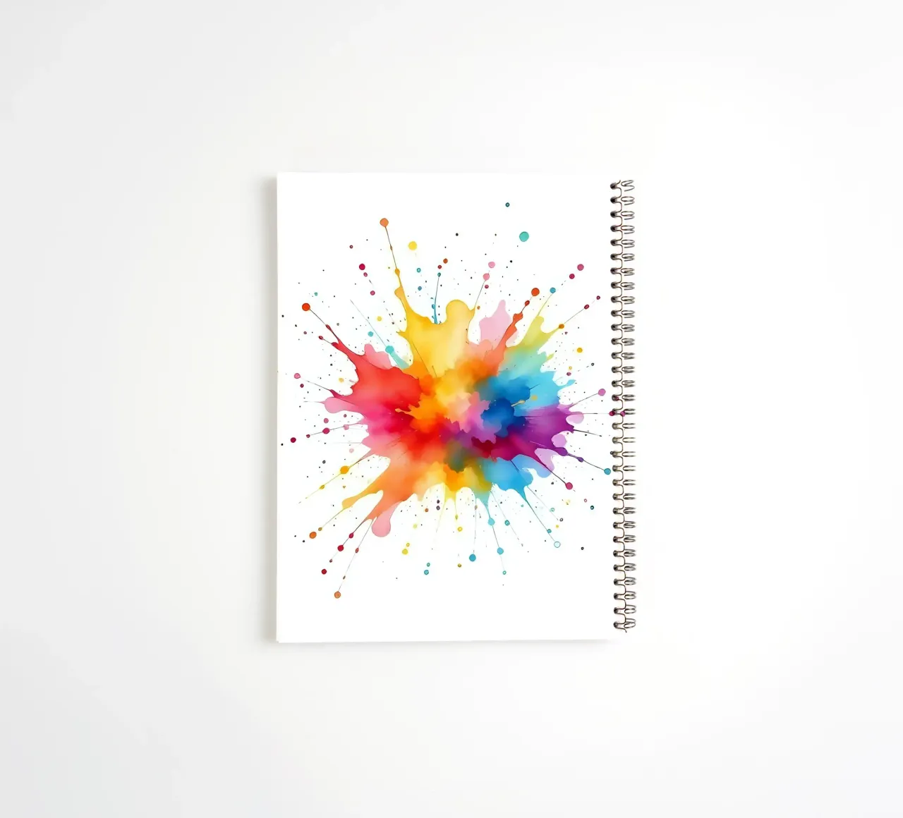Colour blob_StyleA_1 spiral notebook by Farb- und Blütenzauber by LK