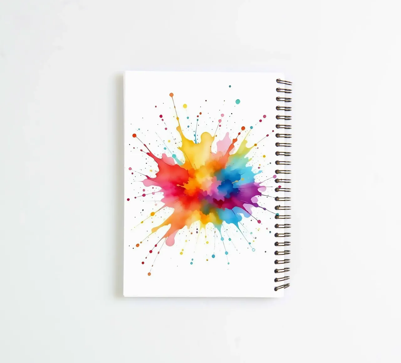 Colour blob_StyleA_1 spiral notebook by Farb- und Blütenzauber by LK