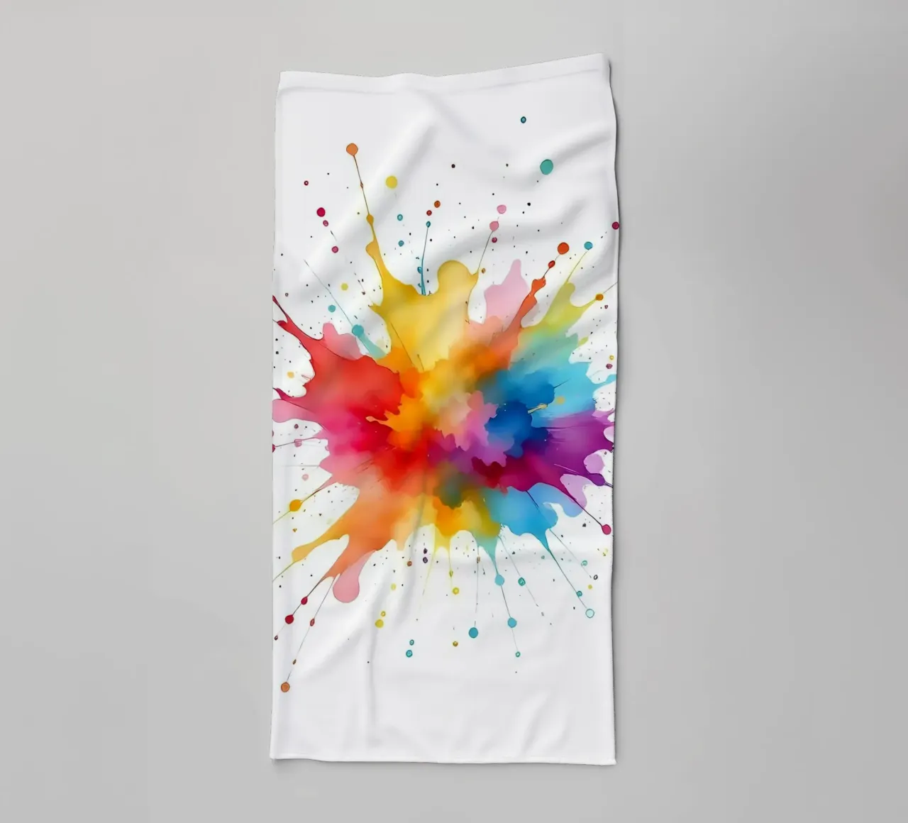 Colour blob_StyleA_1 towel by Farb- und Blütenzauber by LK