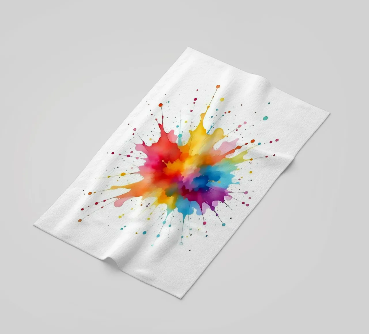 Colour blob_StyleA_1 beach towel by Farb- und Blütenzauber by LK