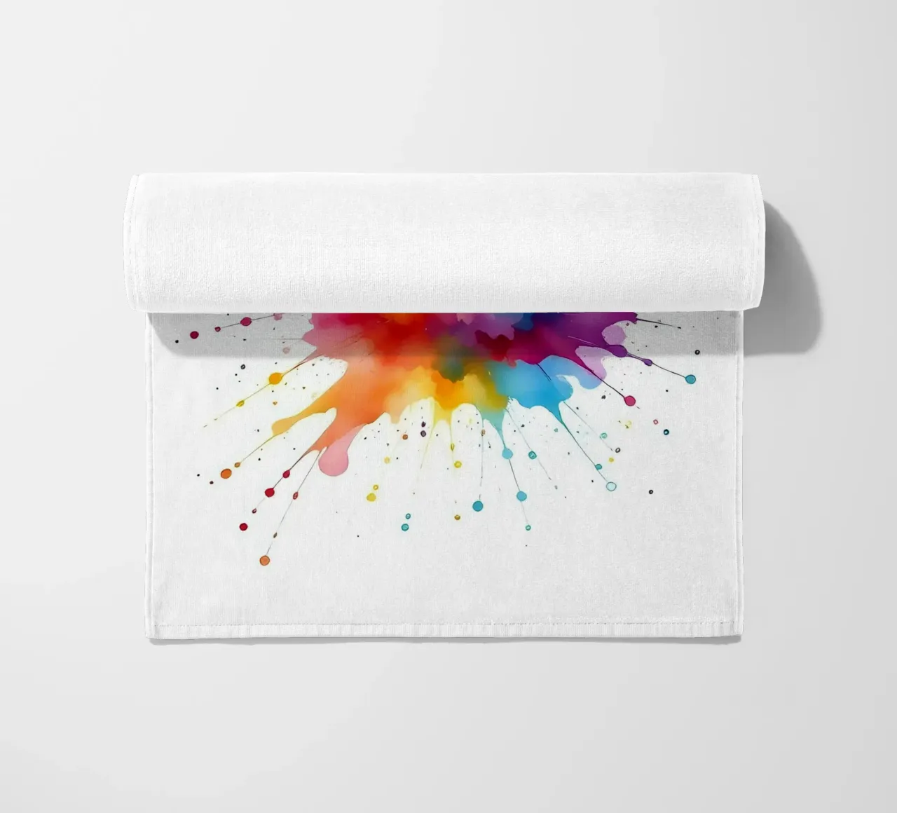 Colour blob_StyleA_1 beach towel by Farb- und Blütenzauber by LK