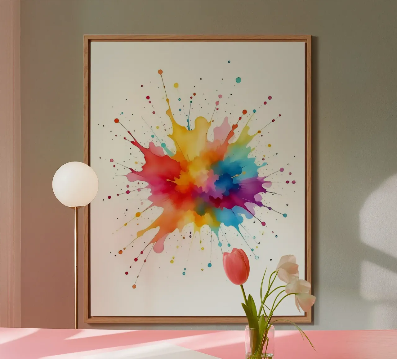Colore blob_StyleA_1 pannello forex da Farb- und Blütenzauber by LK