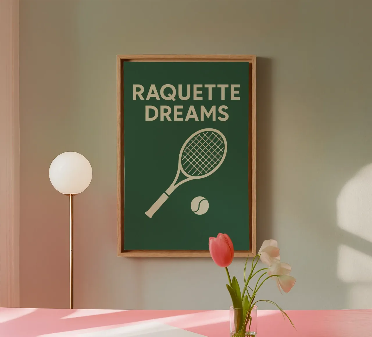 Raquette Dreams tela con Cornice a cassetta da treechild