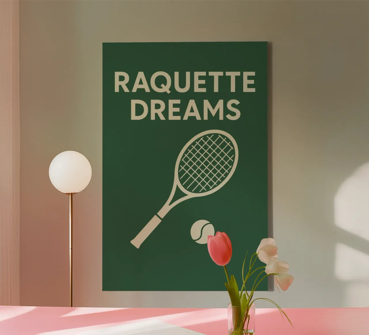 Raquette Dreams tela con Cornice a cassetta da treechild
