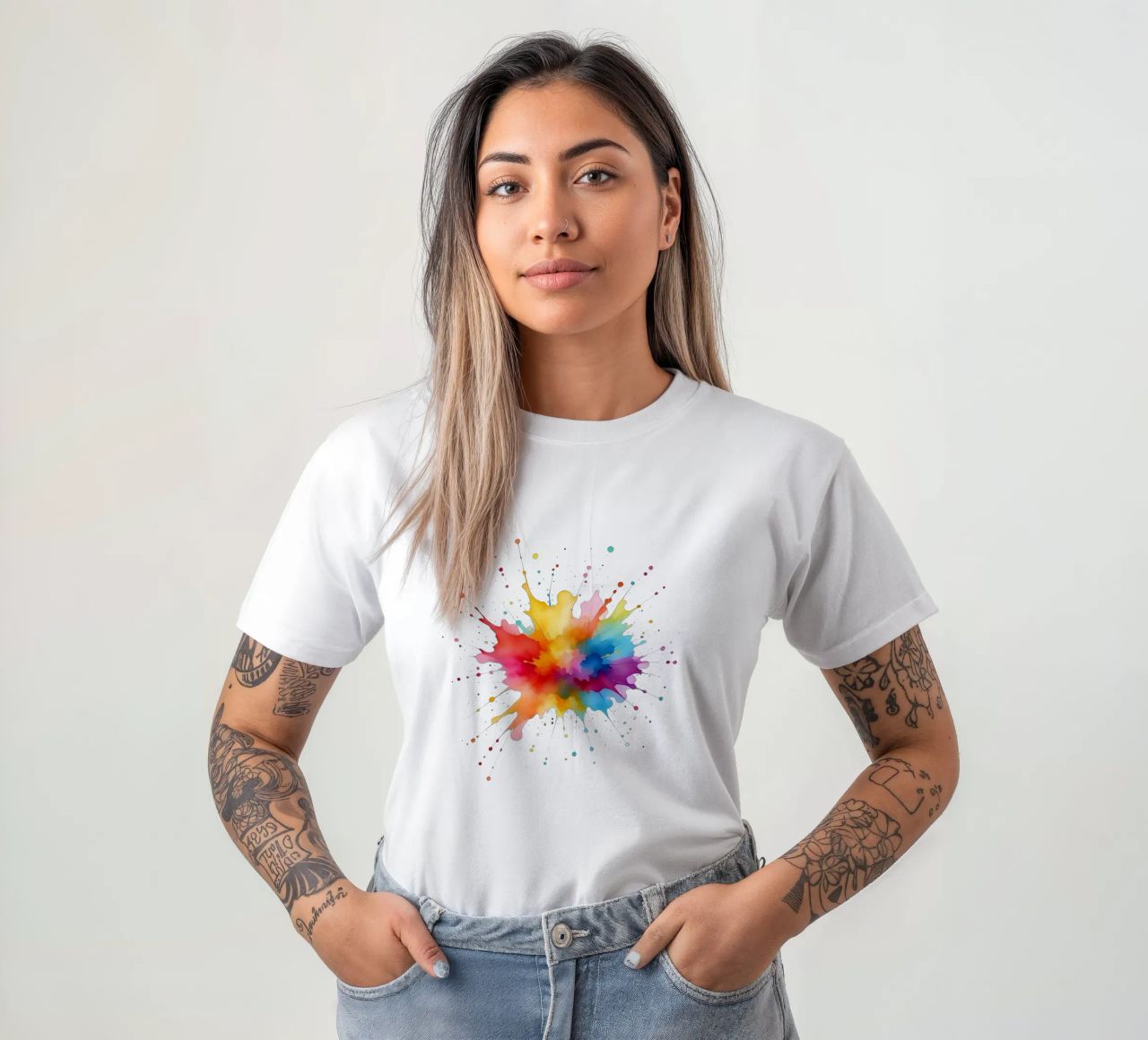 Colore blob_styleA_1a t-shirt da Farb- und Blütenzauber by LK