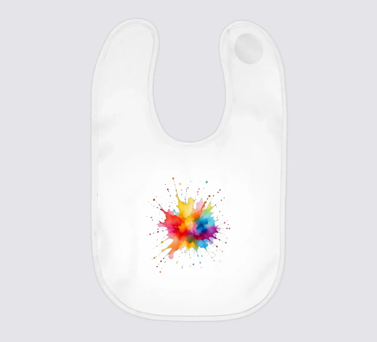 Colour blob_styleA_1a baby bib by Farb- und Blütenzauber by LK