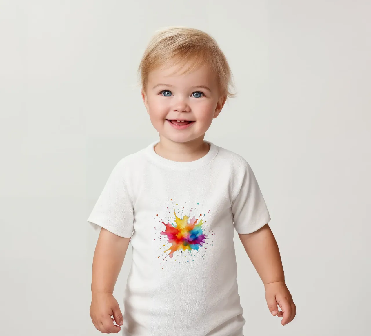 Colour blob_styleA_1a baby t-shirt by Farb- und Blütenzauber by LK