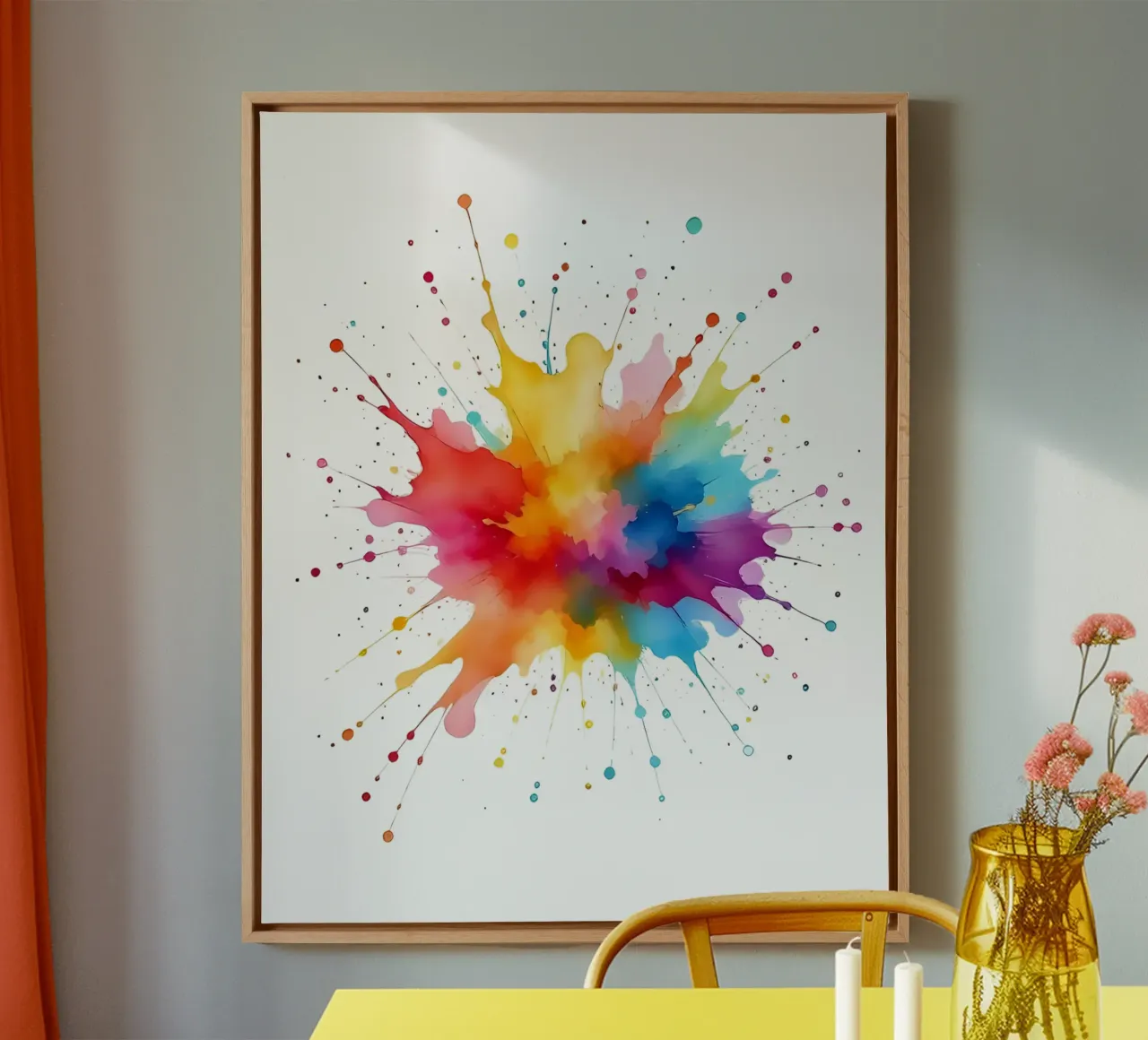 Colour blob_styleA_1a canvas by Farb- und Blütenzauber by LK