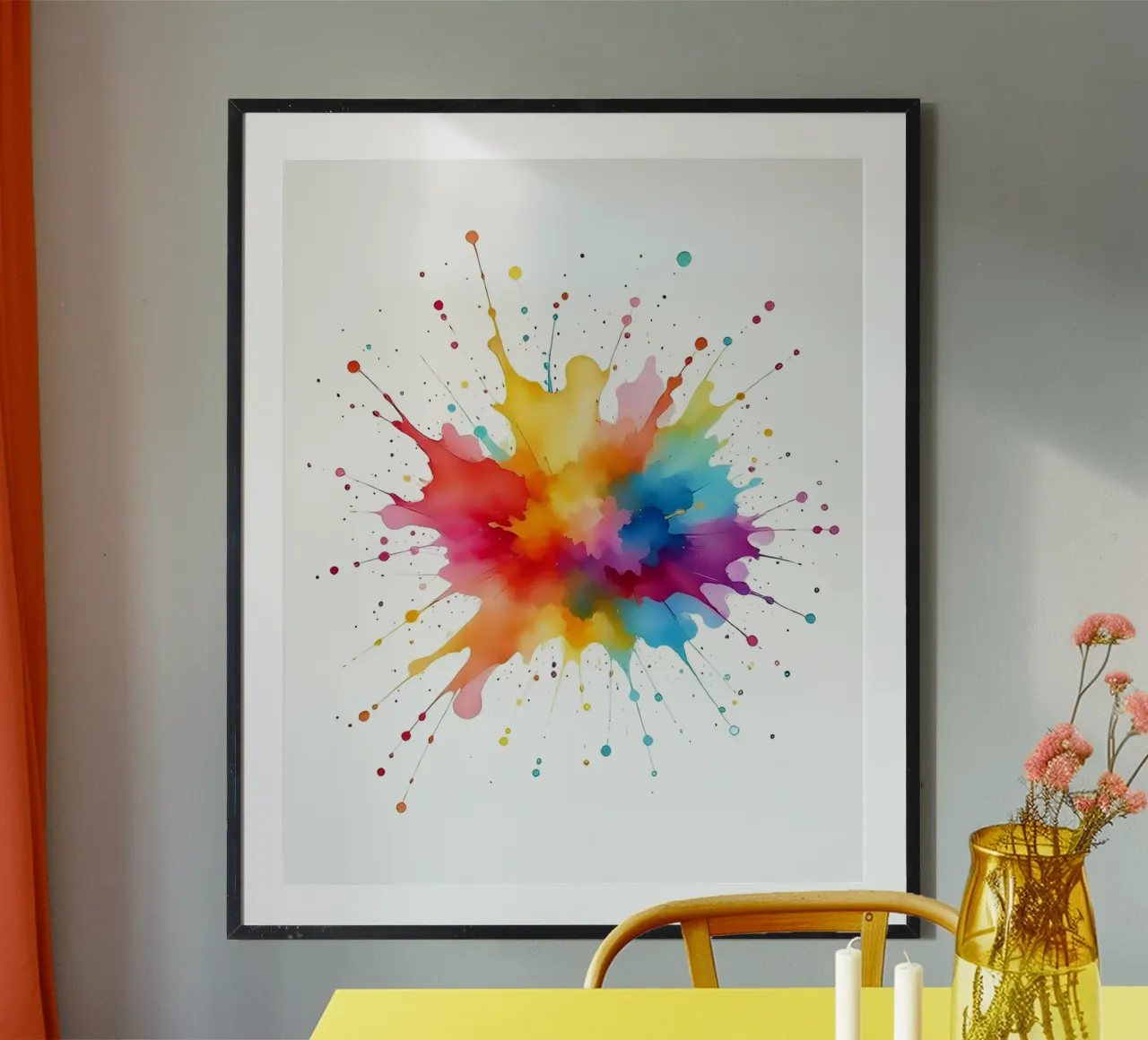 Colore blob_styleA_1a poster da Farb- und Blütenzauber by LK