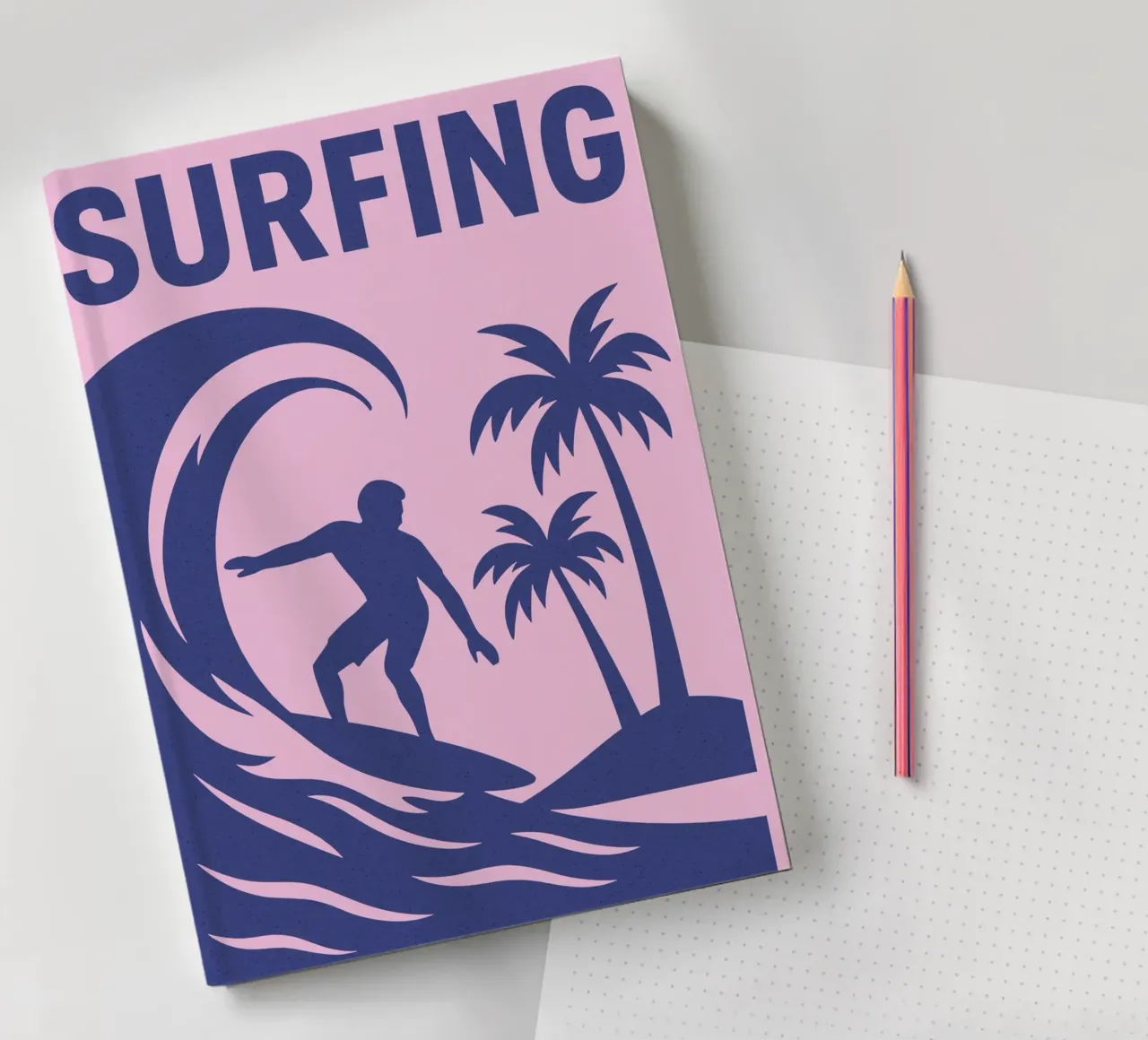 Surfing notebook by treechild