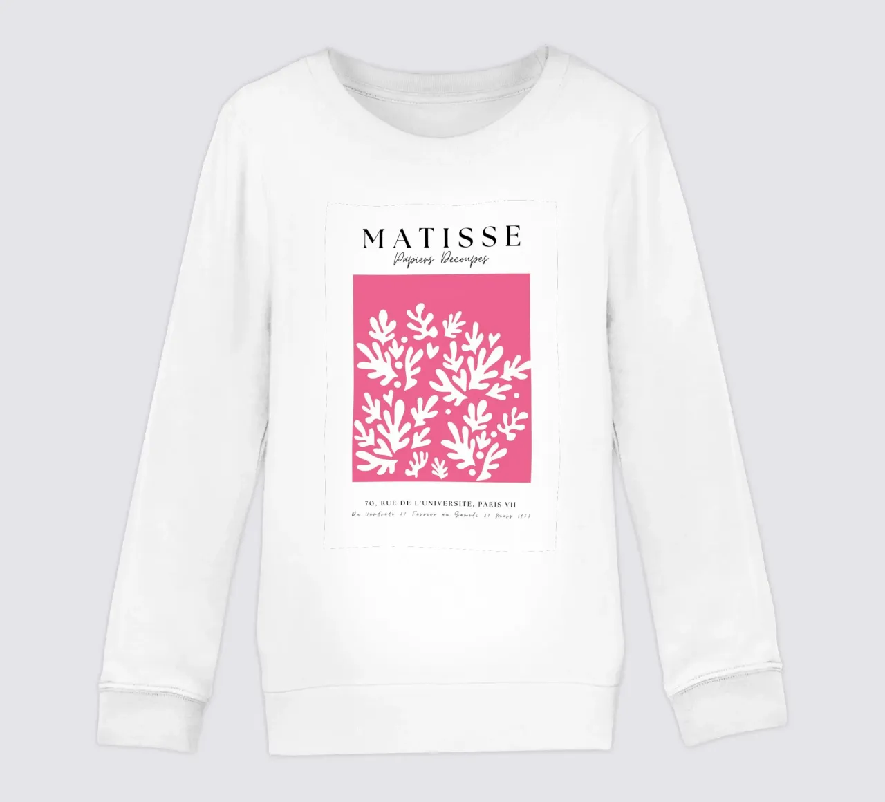Forme astratte ispirate ai ritagli di Matisse felpa bambino da pdigitalprints