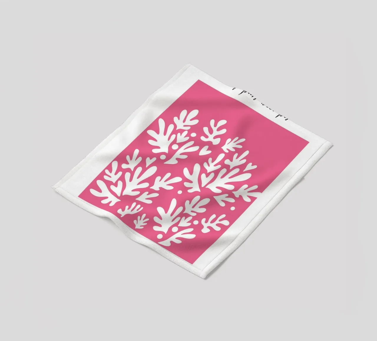 Forme astratte ispirate ai ritagli di Matisse coperta in pile da pdigitalprints