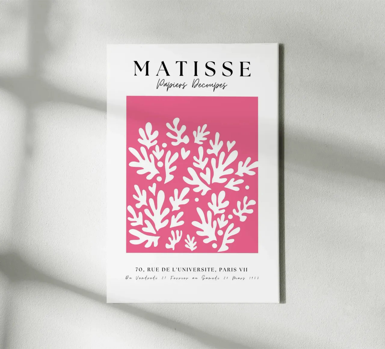 Abstract Shapes Inspired by Matisse’s Cut-Outs canvas with Floater frame by pdigitalprints