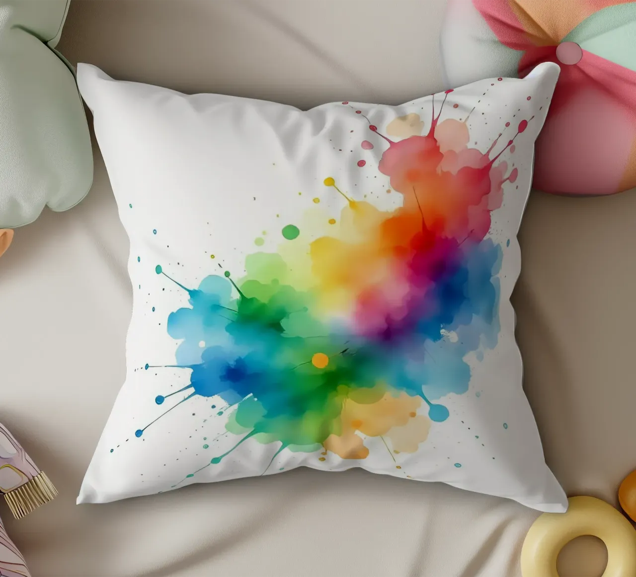 Colore blob_styleA_2 cuscino da Farb- und Blütenzauber by LK