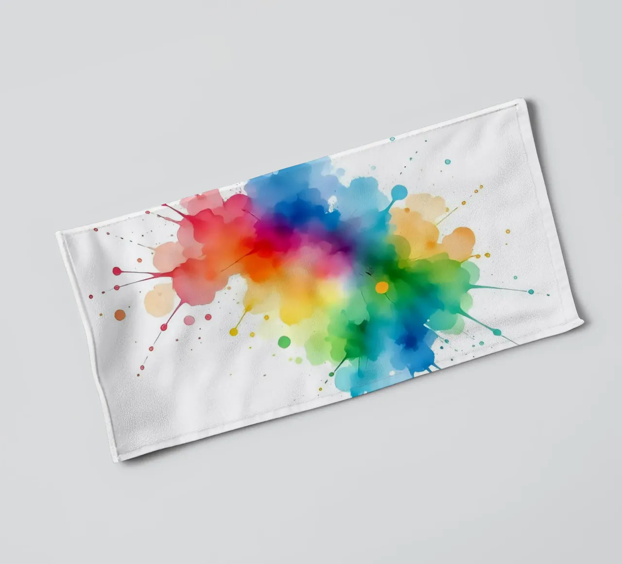Colour blob_styleA_2 towel by Farb- und Blütenzauber by LK