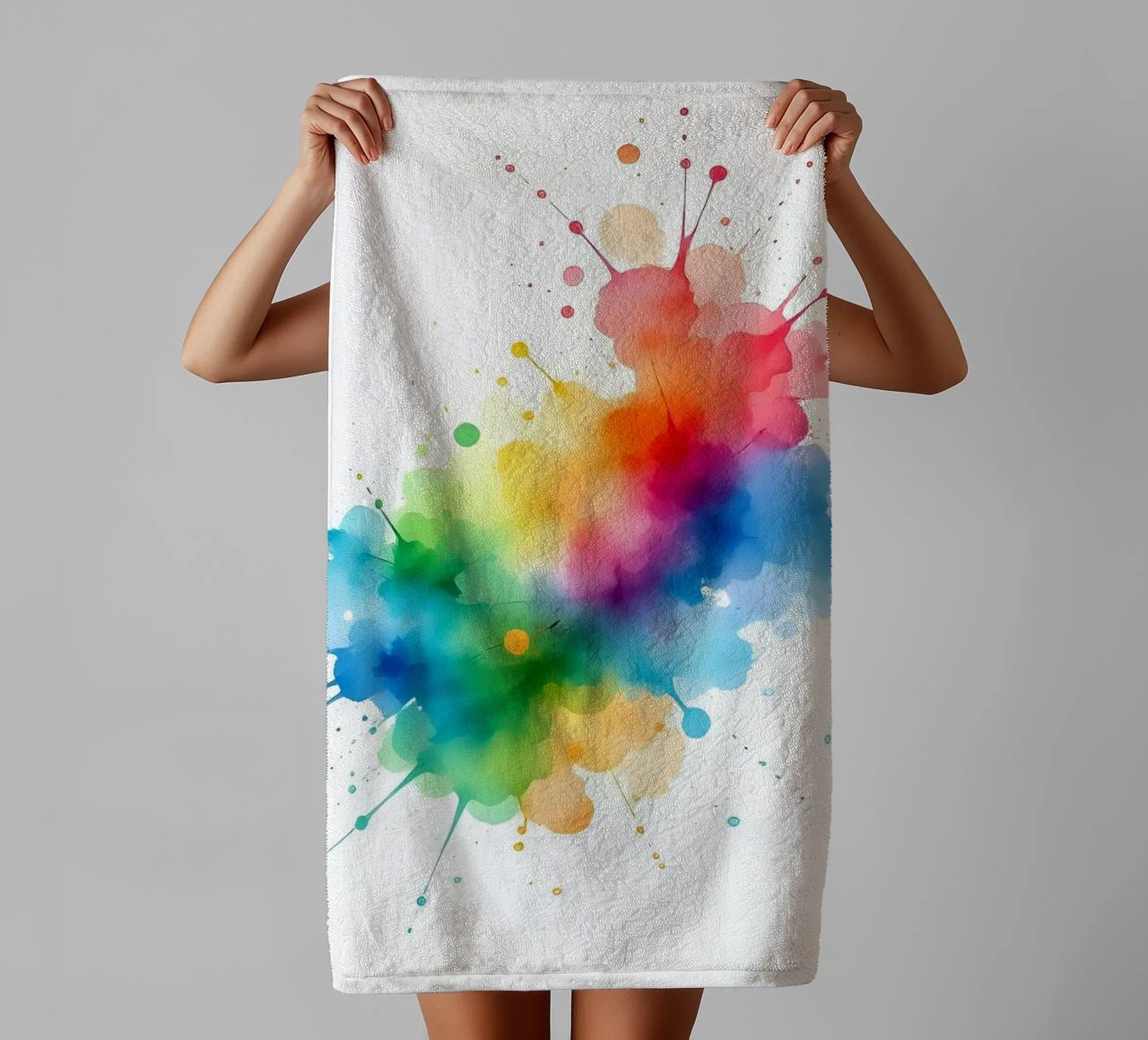 Colore blob_styleA_2 asciugamano da bagno da Farb- und Blütenzauber by LK