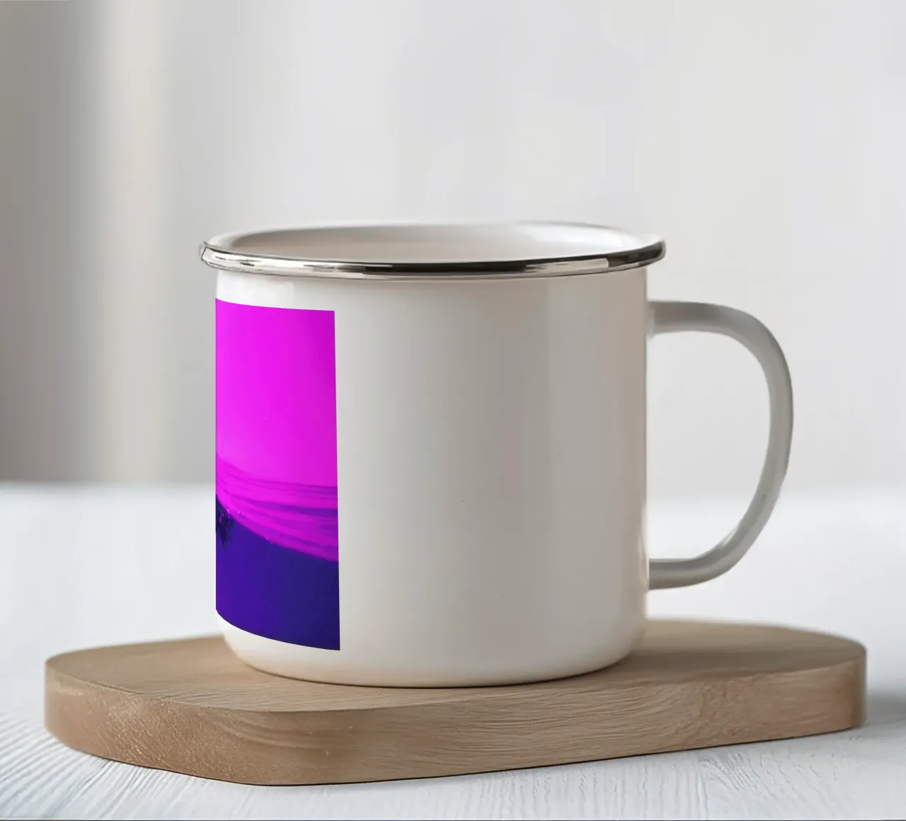 Untitled_2 taza de esmalte de James Cooper