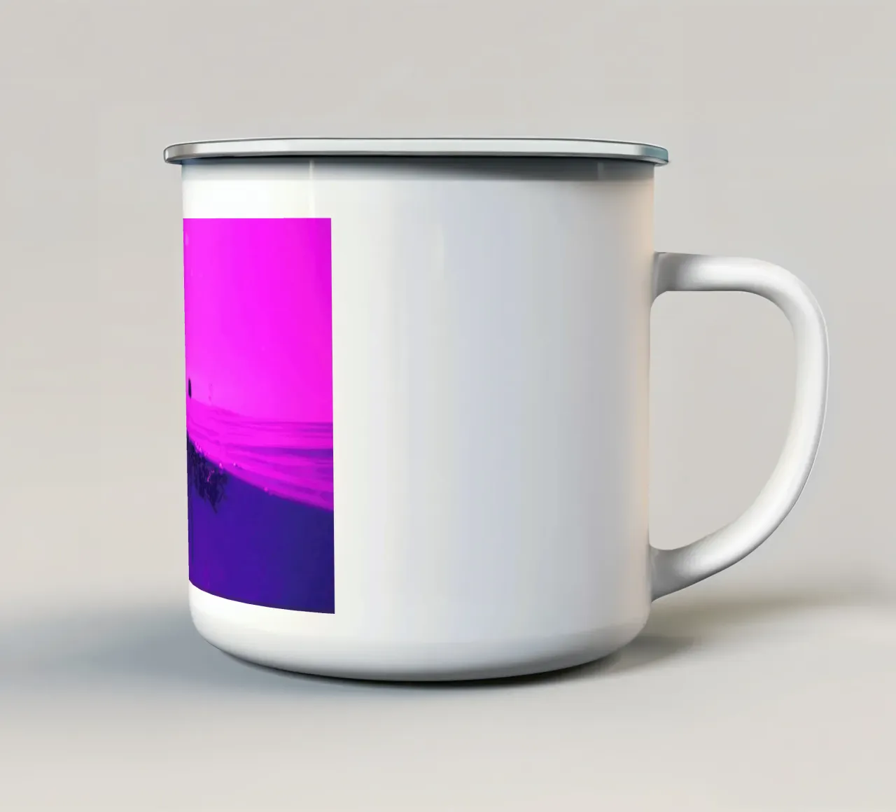 Untitled_2 taza de esmalte de James Cooper