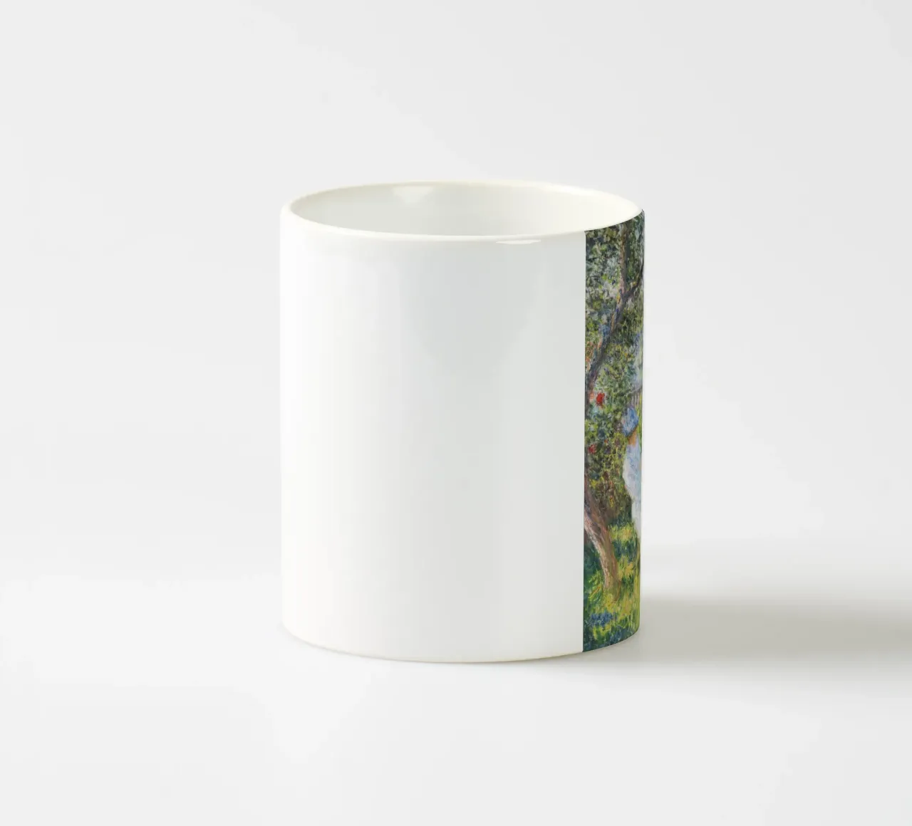 Alice Hoschedé in giardino di Claude Monet tazza in ceramica da Monet Art Prints
