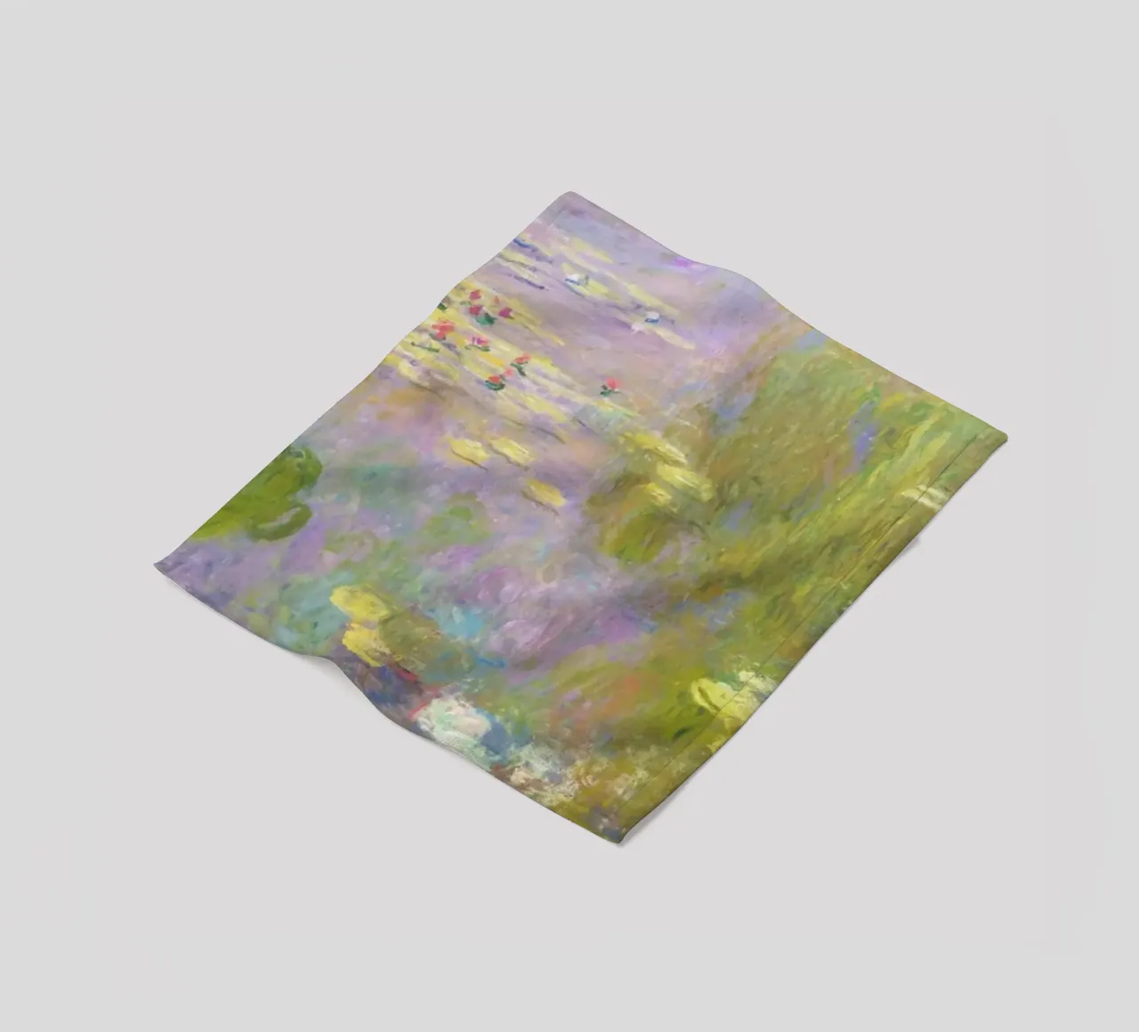 Le ninfee (Nymphéas) di Claude Monet coperta in pile da Monet Art Prints