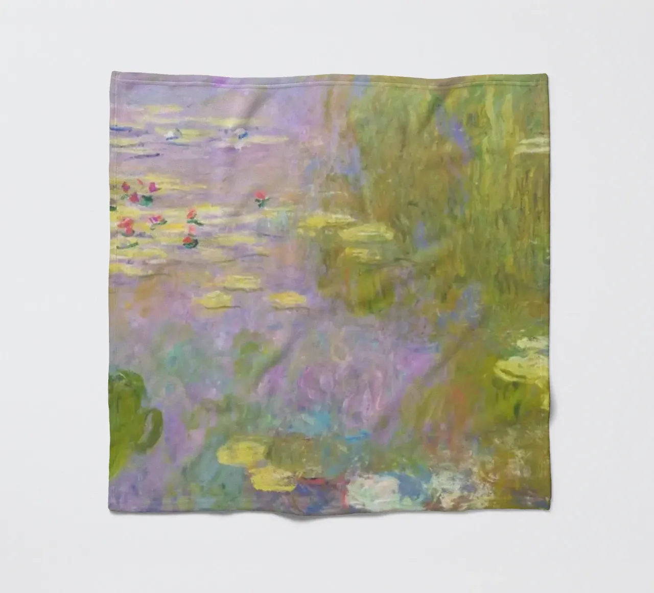 Le ninfee (Nymphéas) di Claude Monet coperta in pile da Monet Art Prints