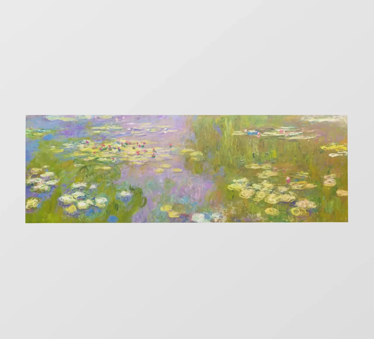 Le ninfee (Nymphéas) di Claude Monet pellicola backlit da Monet Art Prints