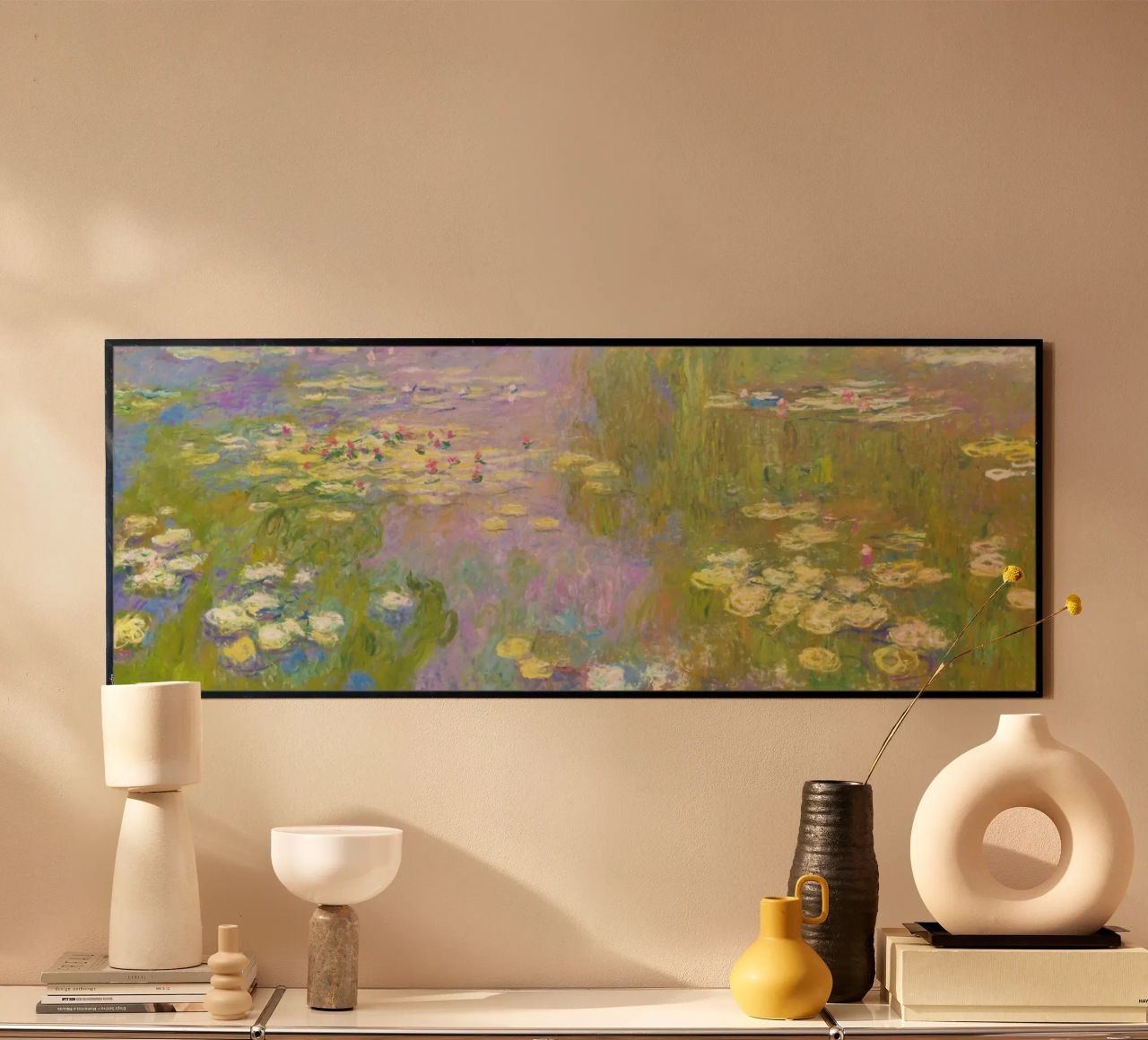 Lilies d'eau de Claude Monet (Nymphéas) poster de Monet Art Prints