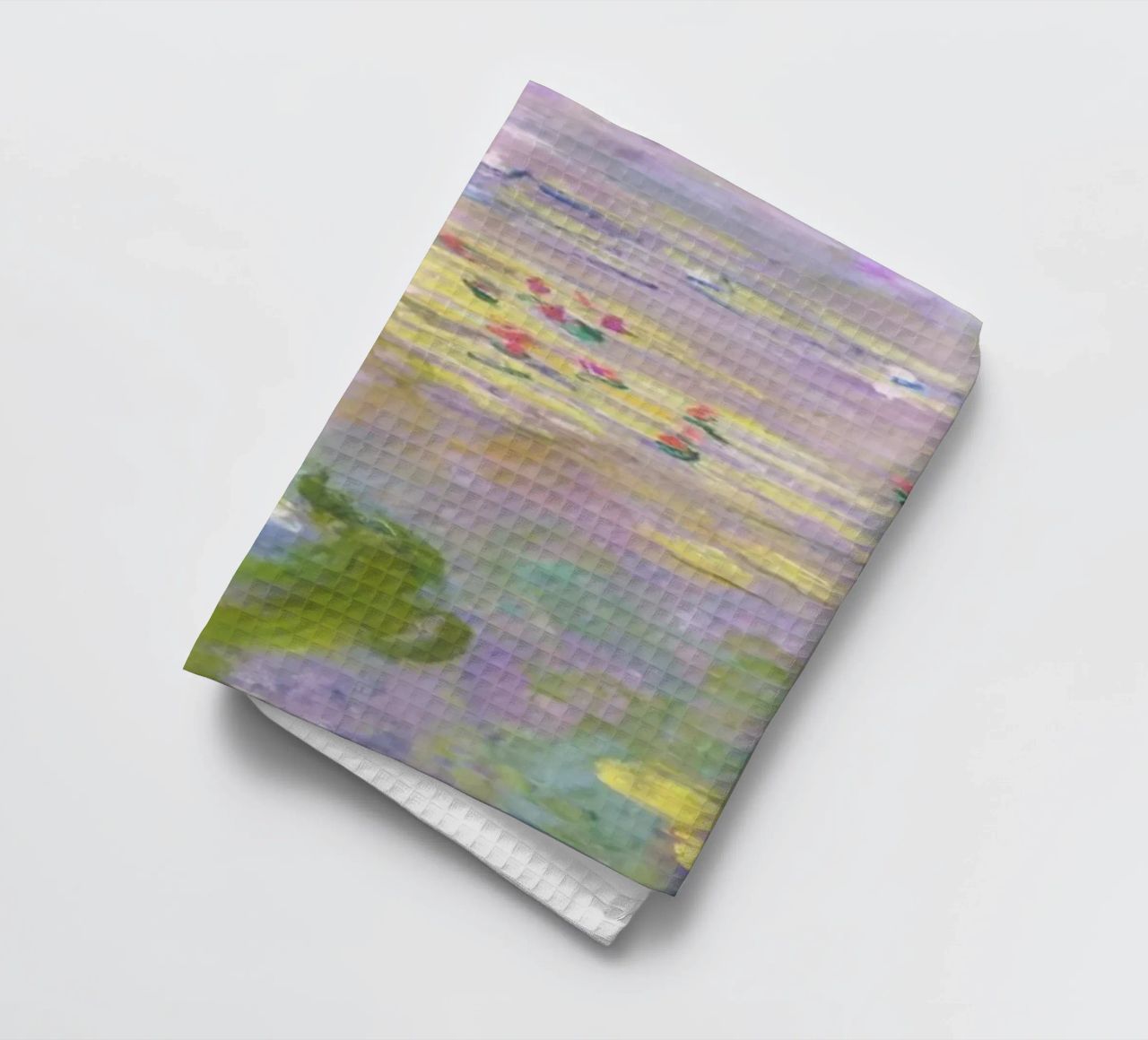 Lilies d'eau de Claude Monet (Nymphéas) torchon de Monet Art Prints