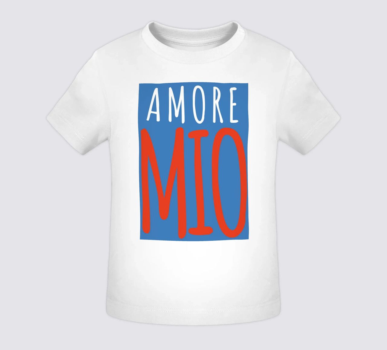 Design tipografico giocoso "Amore Mio maglietta neonato da pdigitalprints