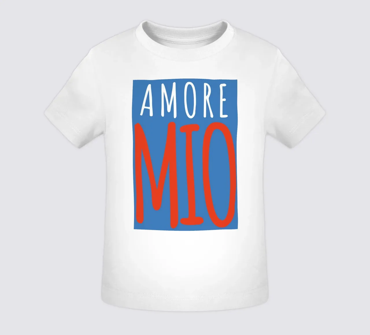 Design tipografico giocoso "Amore Mio maglietta neonato da pdigitalprints