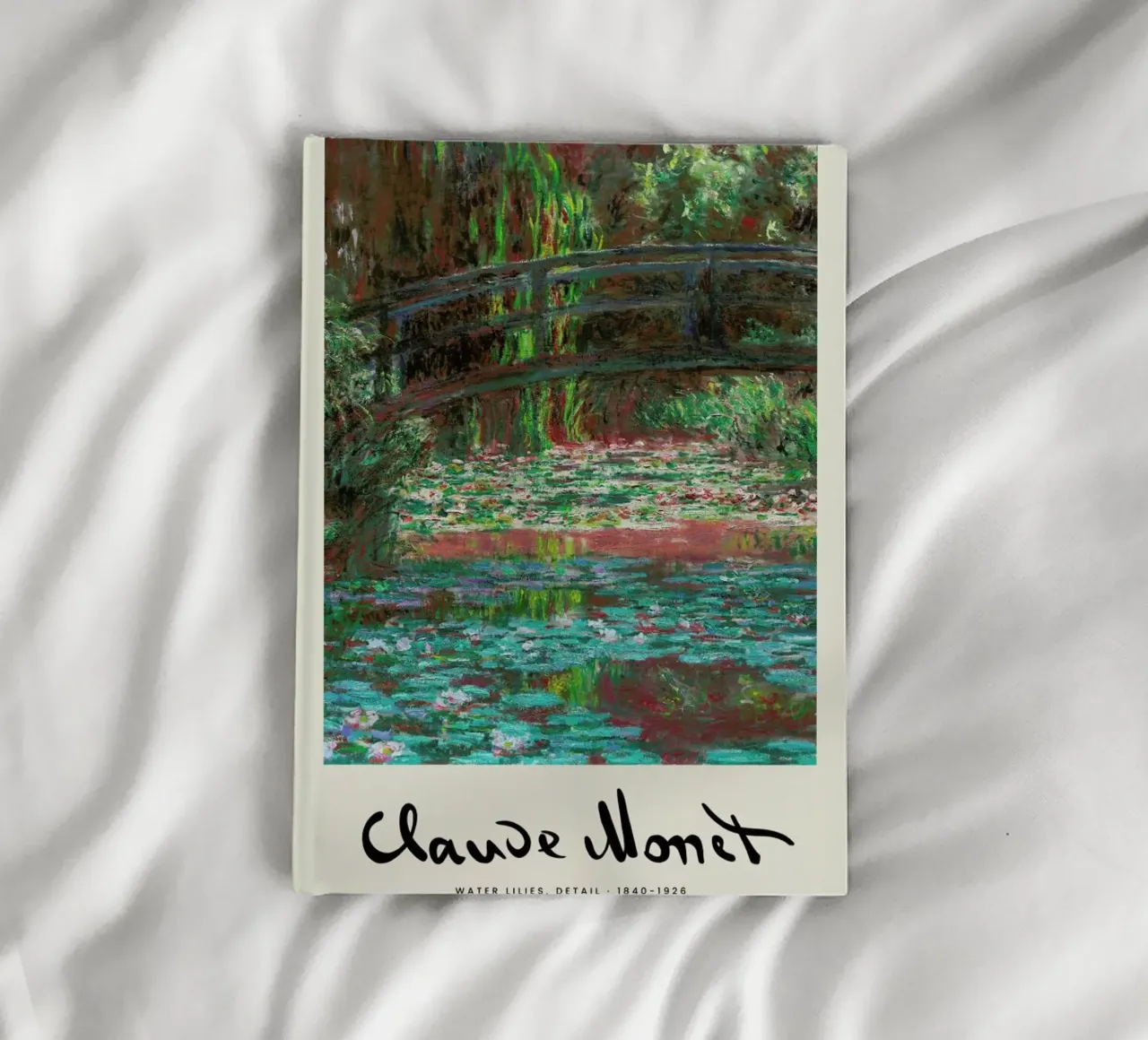 Monet - Signed Water Lilies notebook by Vintage by JUNIQE