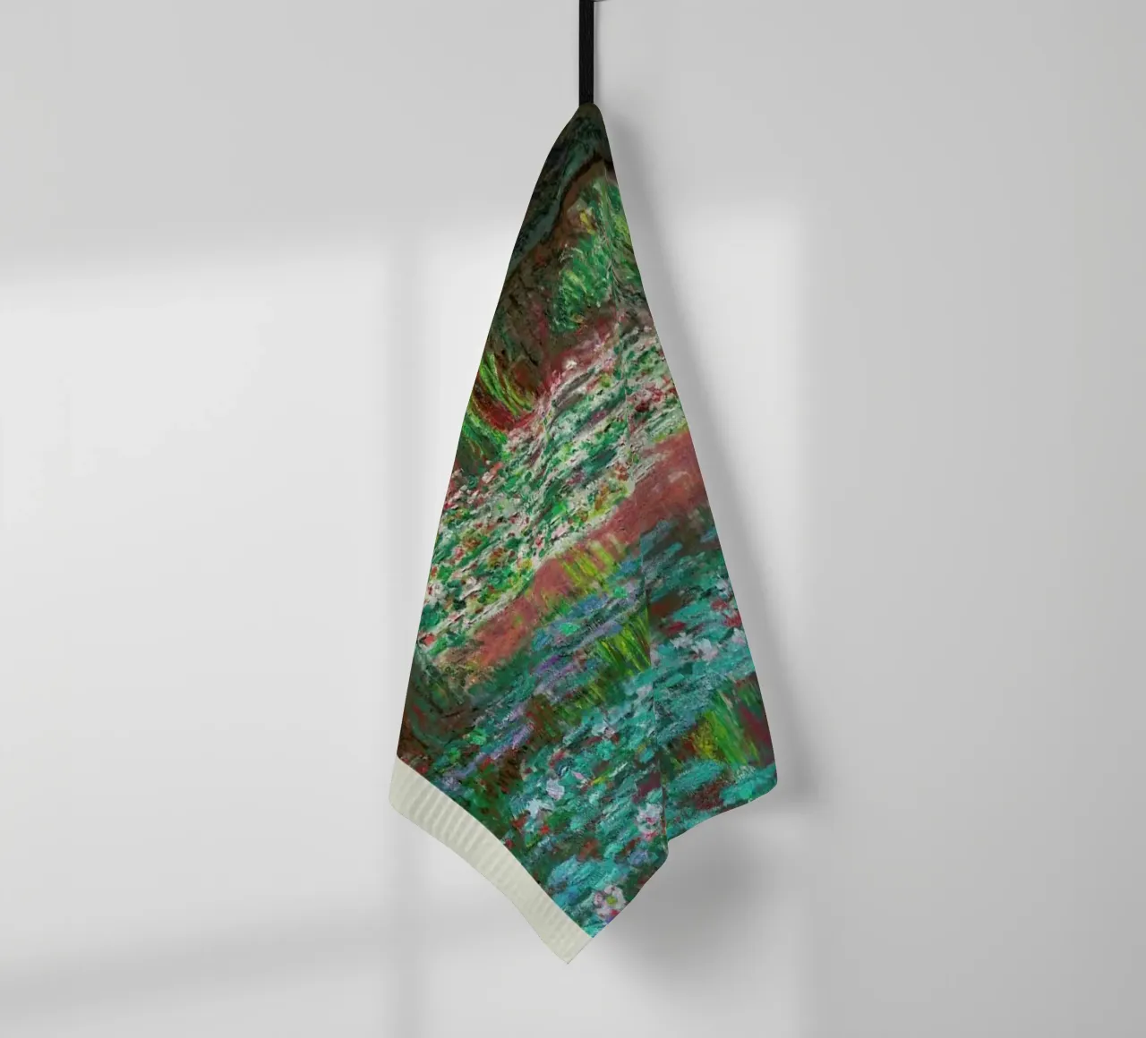 Monet - Signed Water Lilies canovaccio da cucina da Vintage by JUNIQE