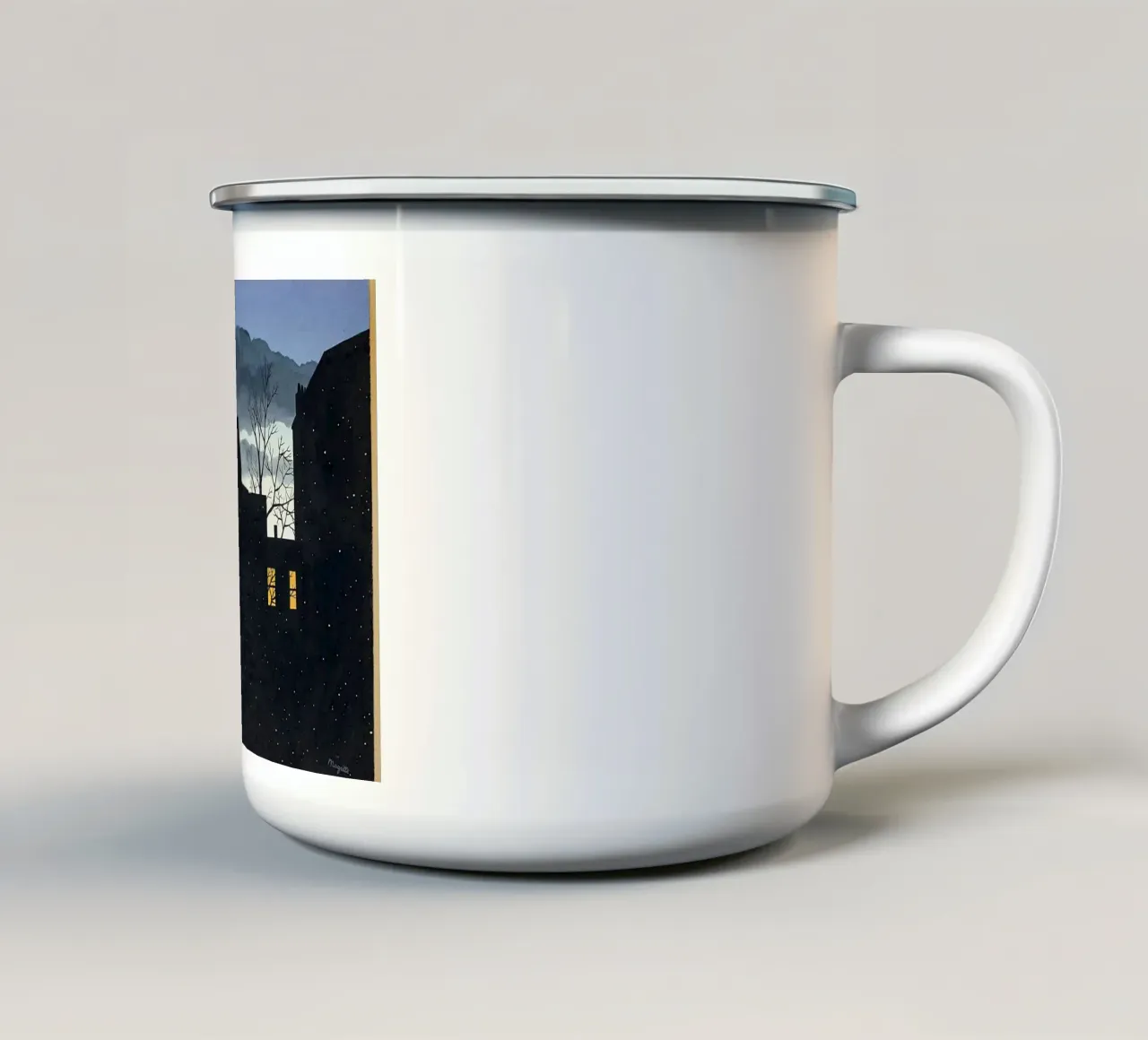Il veleno di René Magritte tazza in smalto da Classic Art Prints