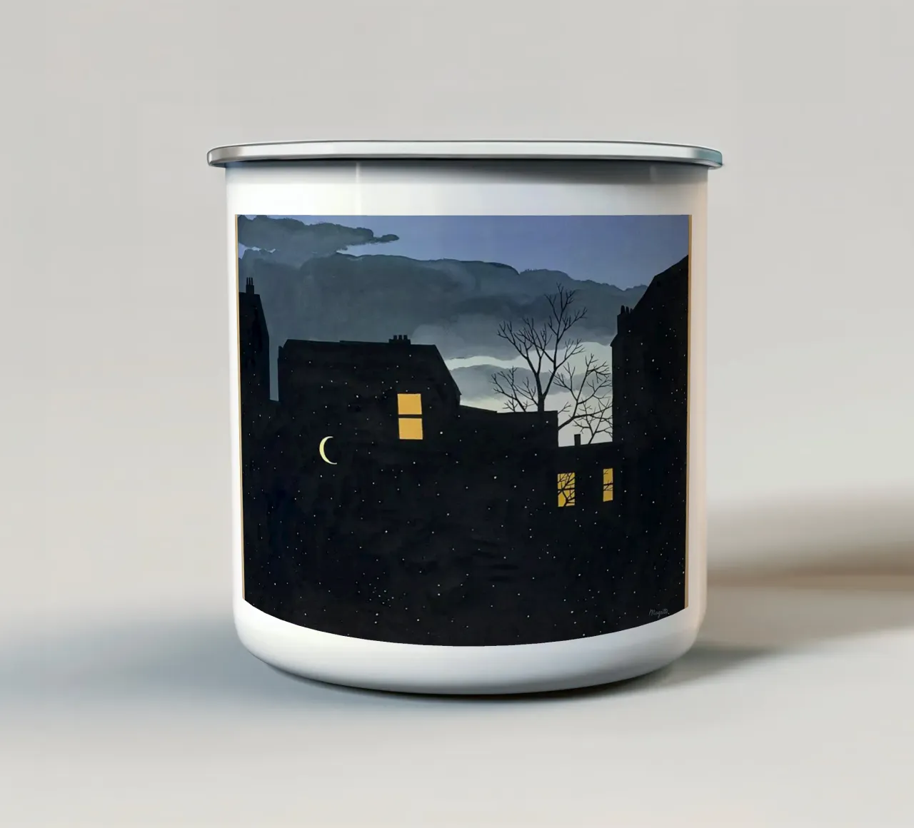 Il veleno di René Magritte tazza in smalto da Classic Art Prints