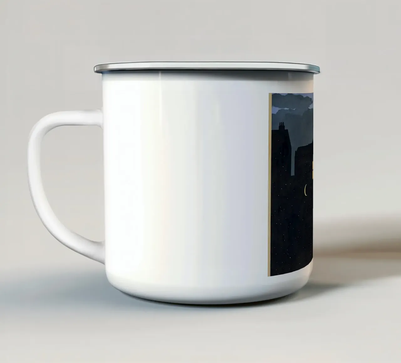 Il veleno di René Magritte tazza in smalto da Classic Art Prints