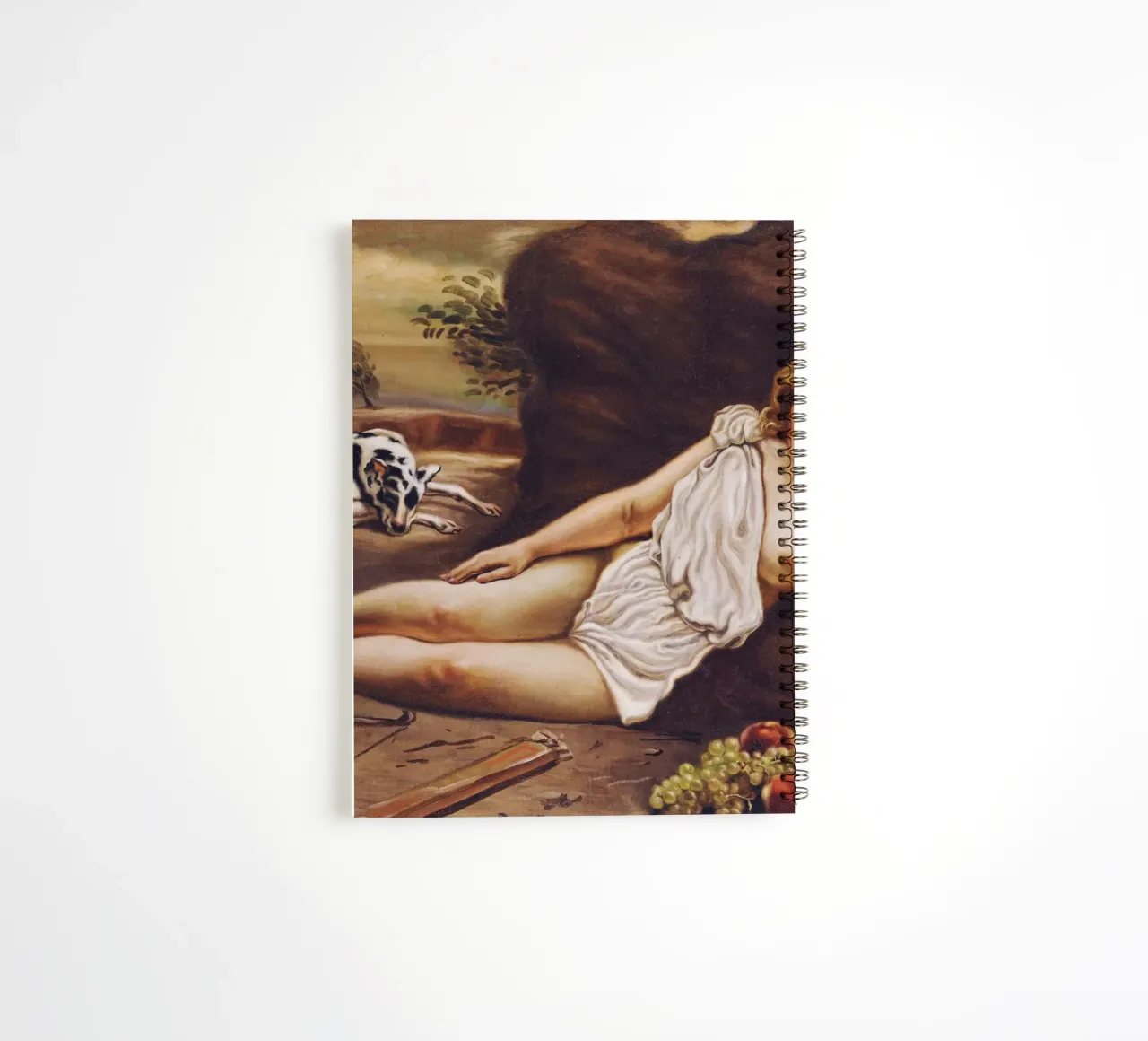 Diana Sleeping in the Woods by Giorgio de Chirico spiral notebook by Classic Art Prints