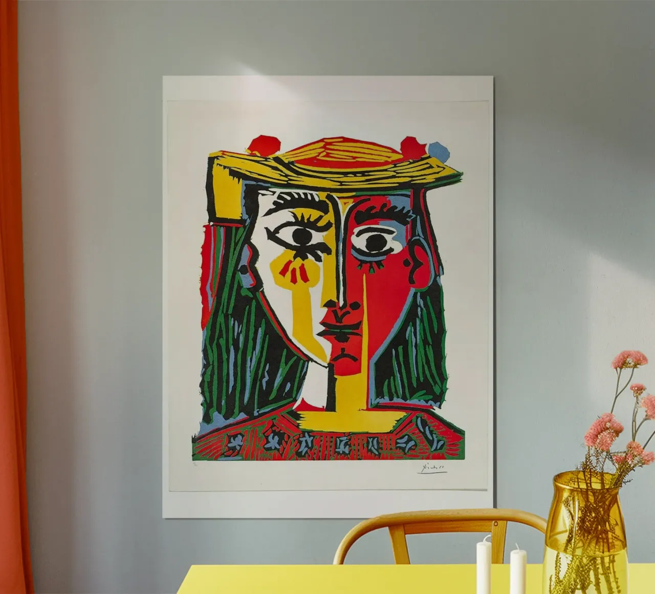 Pablo Picasso’s Portrait of a Woman with Hat poster by Classic Art Prints