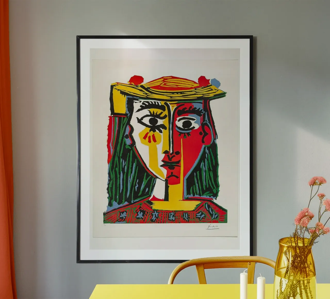 Pablo Picasso’s Portrait of a Woman with Hat poster by Classic Art Prints