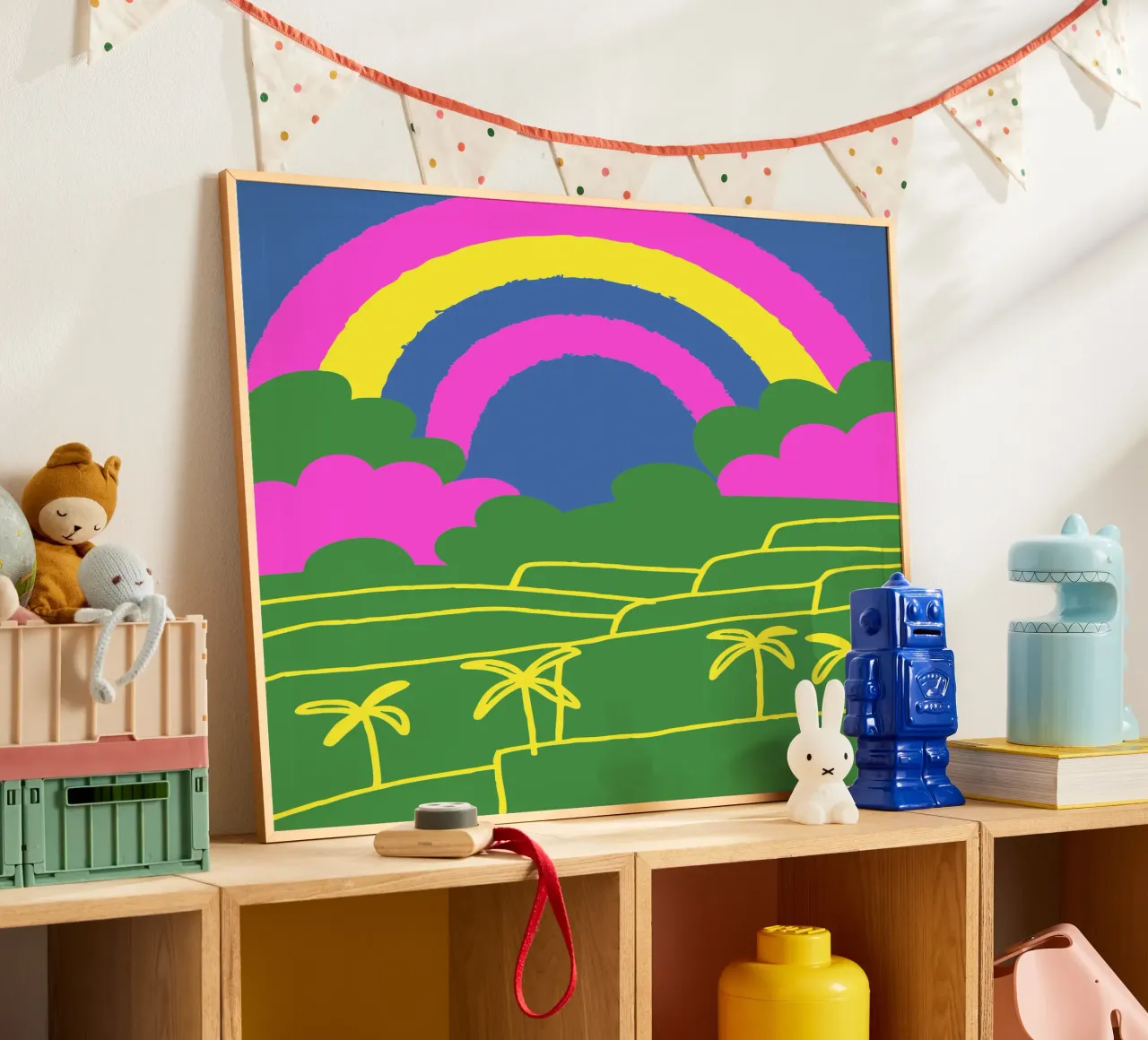 Vista del arco iris poster de TRENDY POSTER SHOP