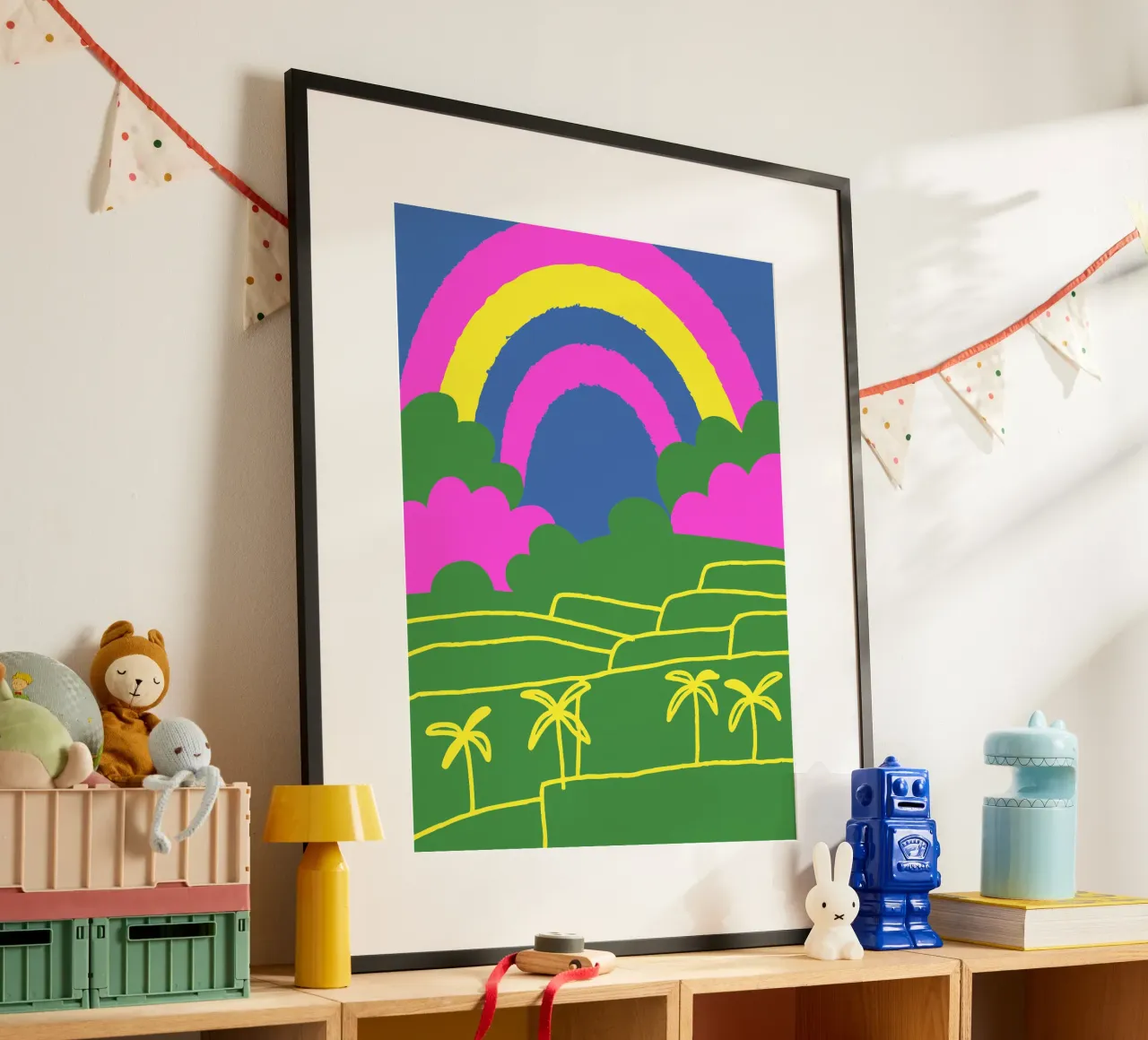 Vista del arco iris poster de TRENDY POSTER SHOP