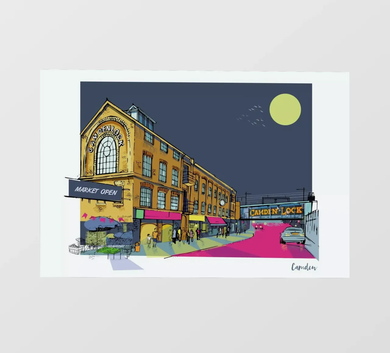 London Camden telo in pvc da Rocket68