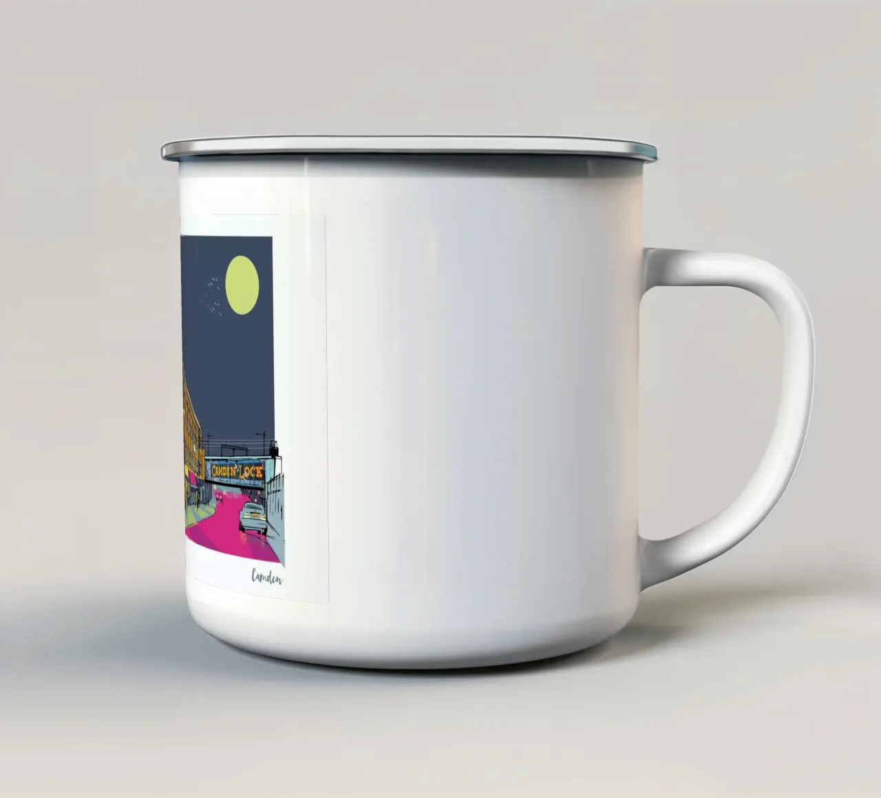 London Camden tazza in smalto da Rocket68