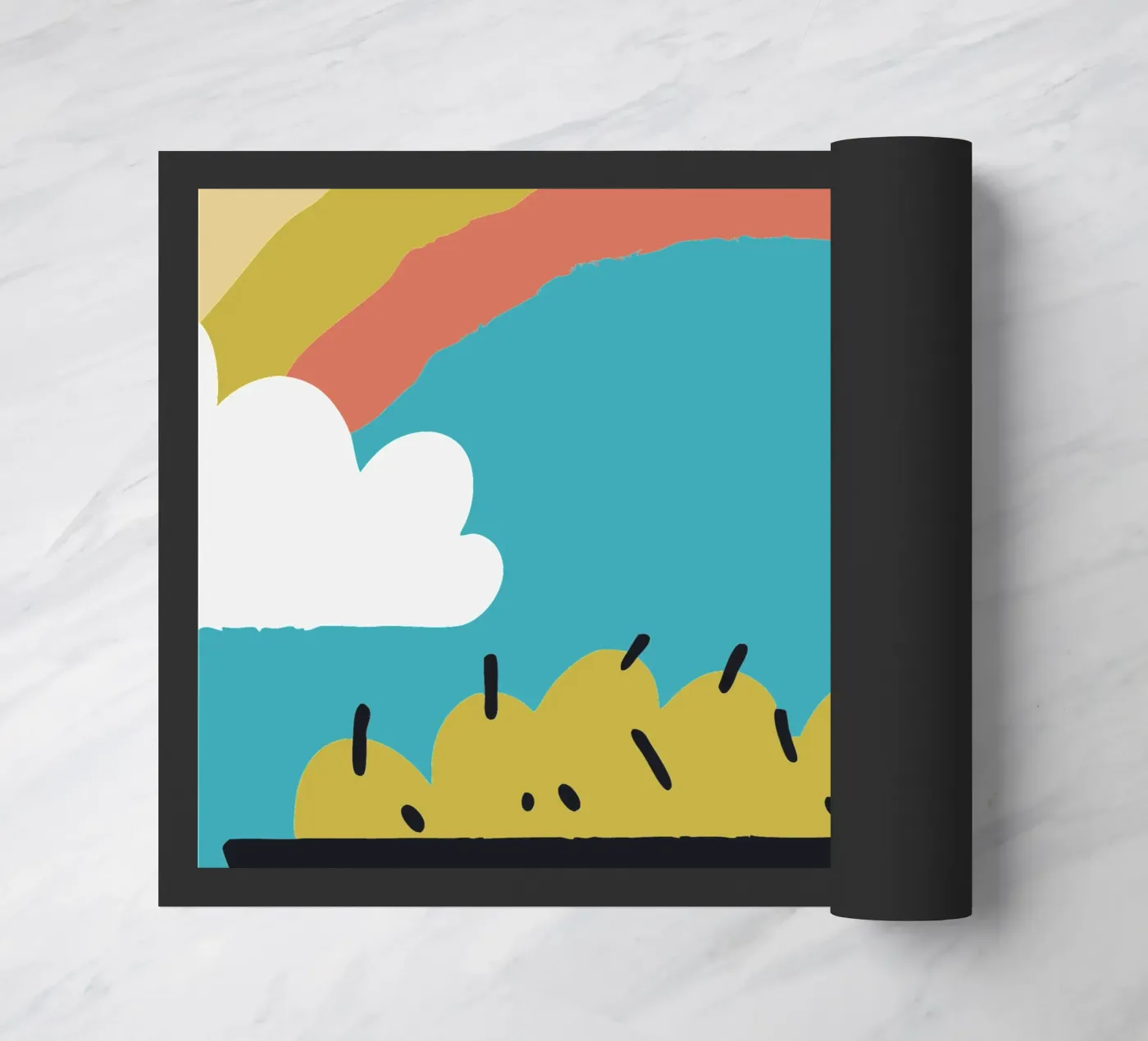 Frutti e arcobaleni zerbino da TRENDY POSTER SHOP