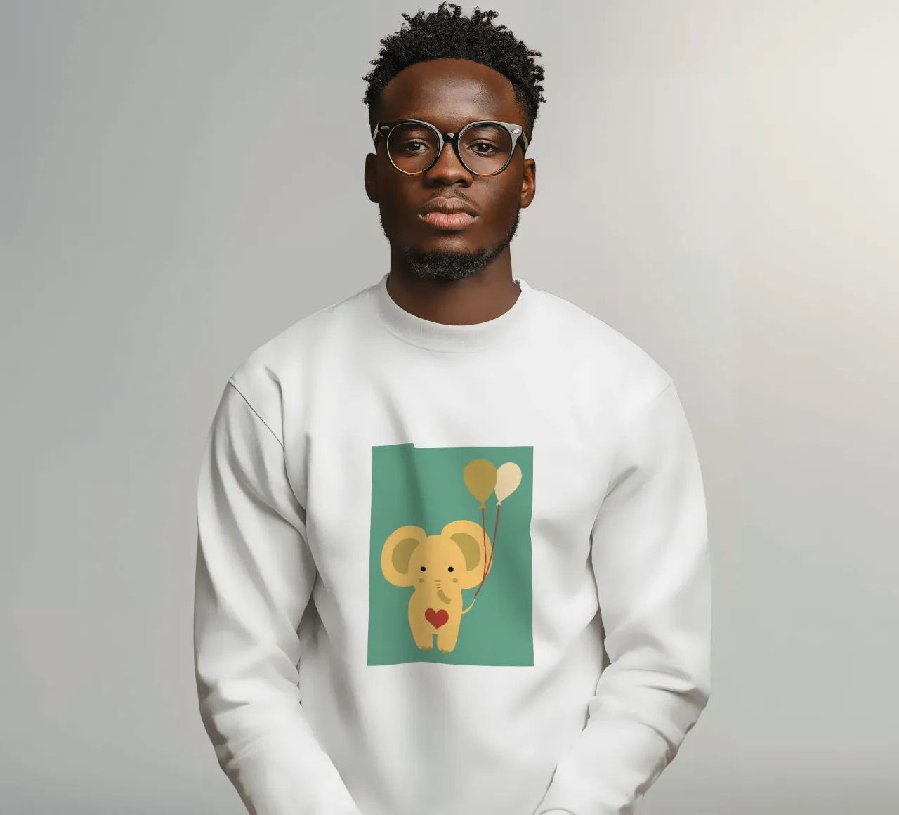 Globo elefante sudadera de TRENDY POSTER SHOP