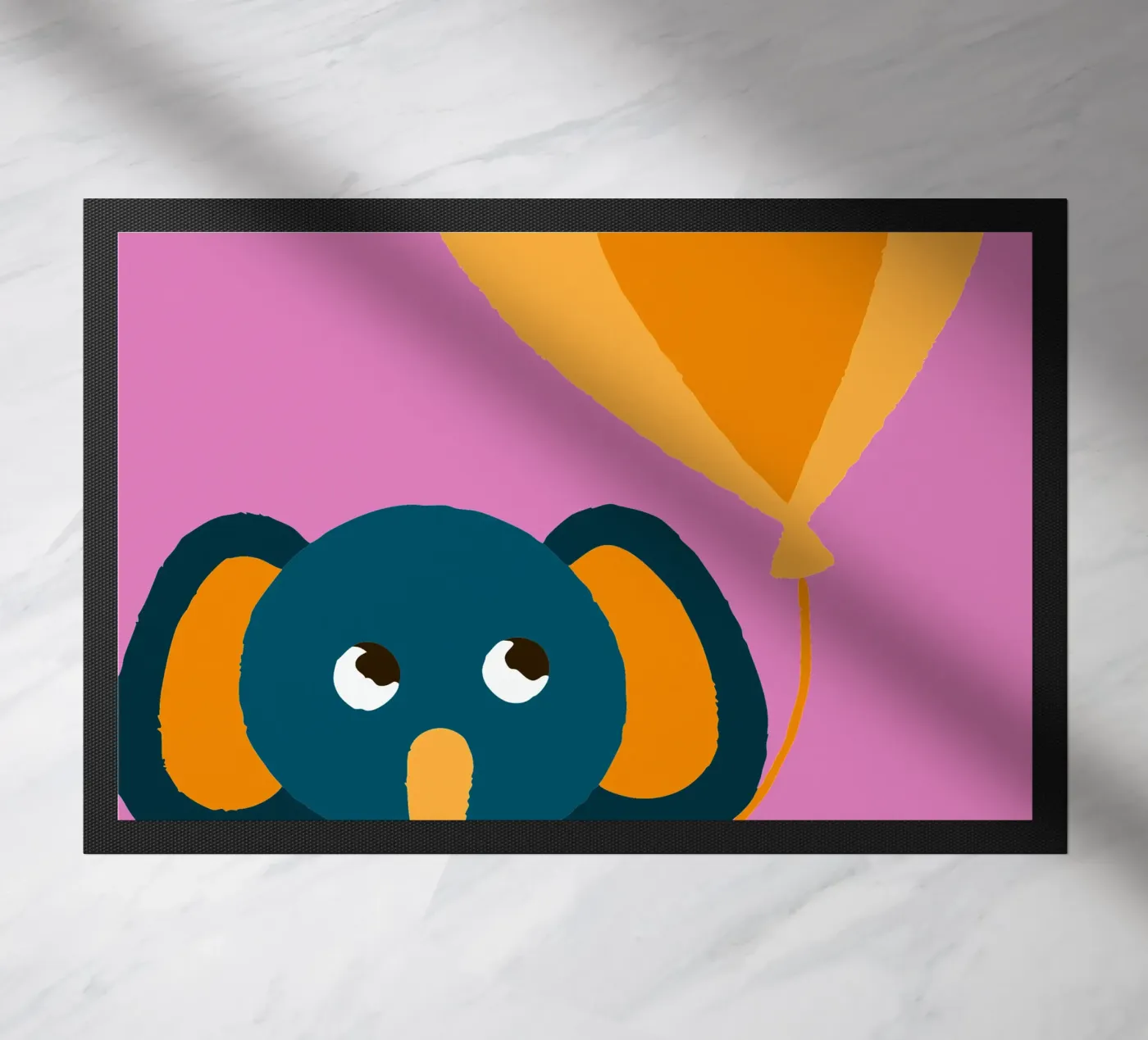 Elephant Balloon doormat by TRENDY POSTER SHOP