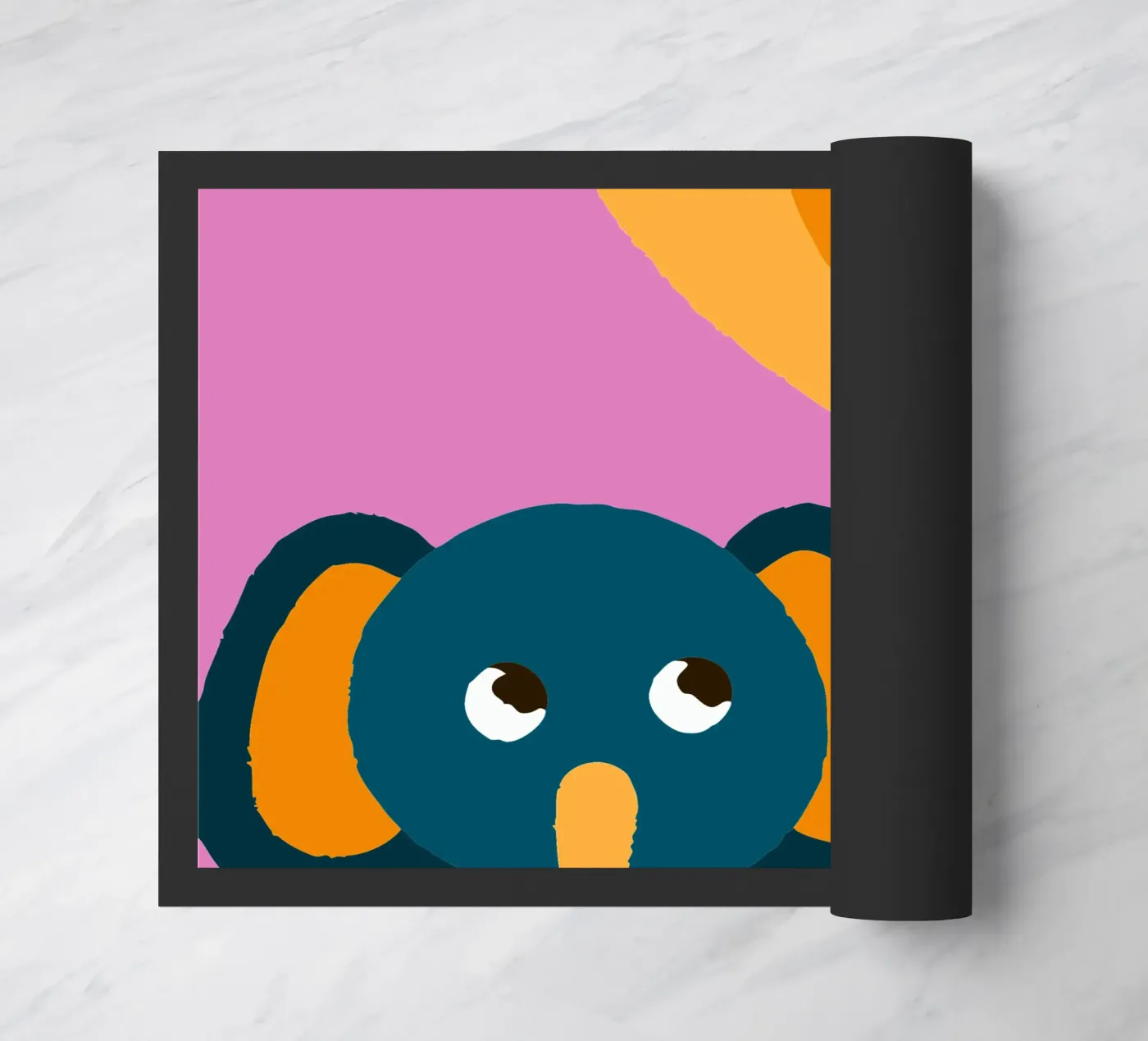 Elephant Balloon doormat by TRENDY POSTER SHOP