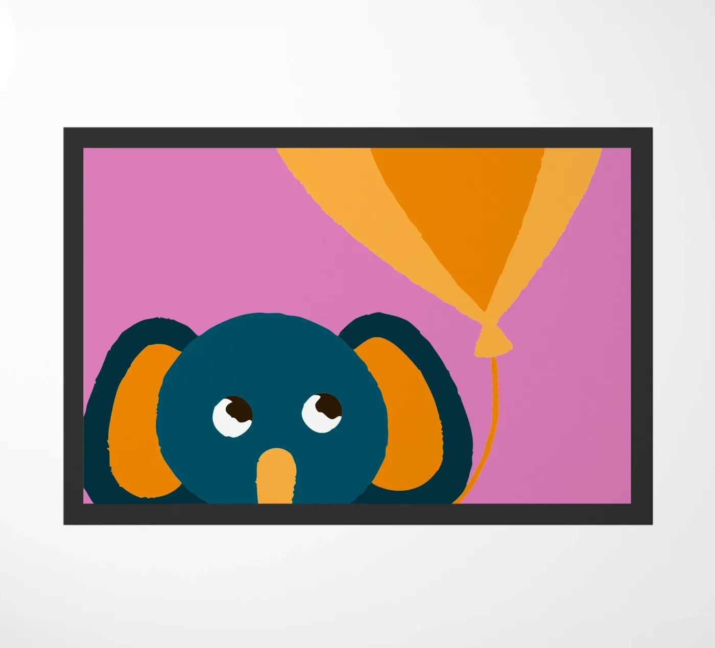Elephant Balloon doormat by TRENDY POSTER SHOP