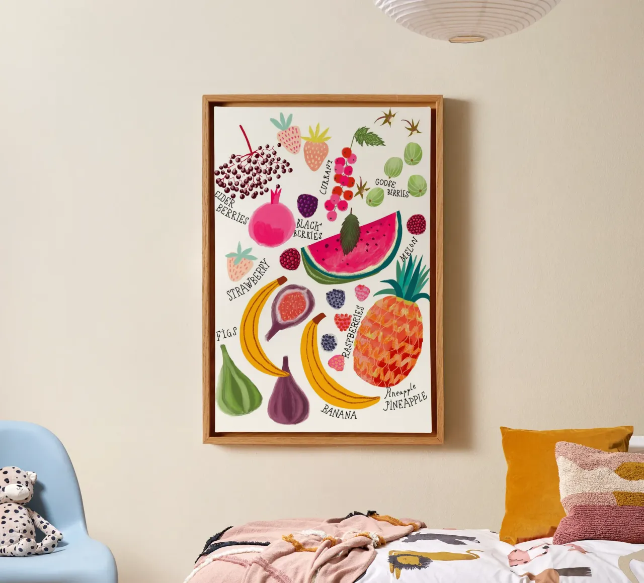 Grafico dei frutti tela da MiraParadies